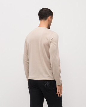 Stefano Ricci Бежевый лонгслив из кашемира W505000G01W26101