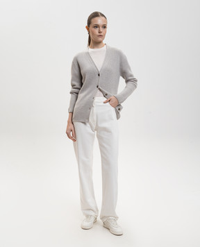 The Row Сірий кардиган Maser з кашеміру 10428Y556