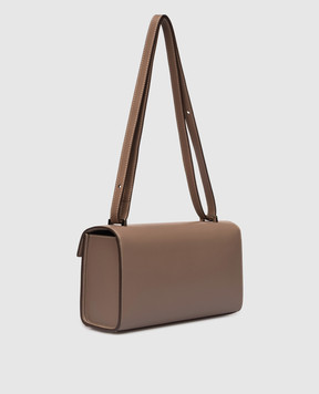 Savette Кожаная сумка коричневого цвета Symmetry H01001