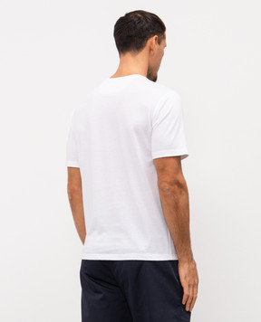 Stefano Ricci Белая футболка с эмблемой MNH6104920803