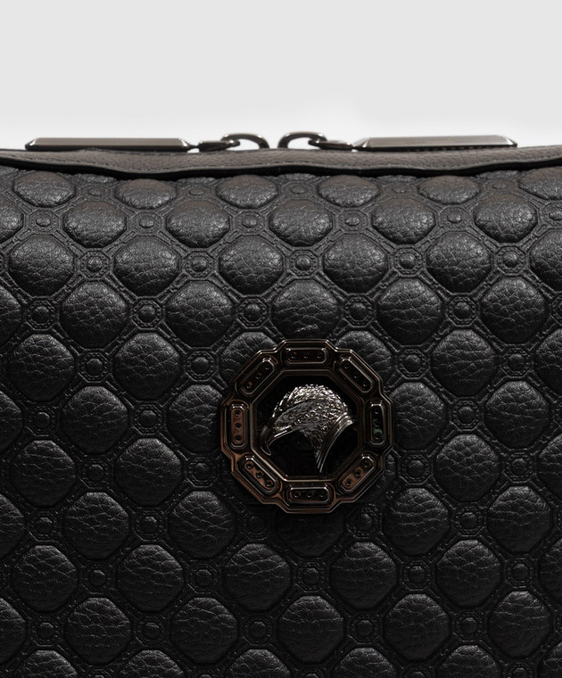 Stefano Ricci Чорна шкіряна сумка ND155GTUMR1MR зображення 4