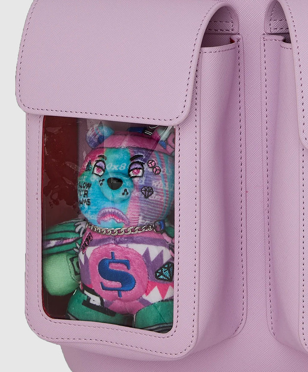 Sprayground Детский розовый рюкзак KITTY CASH-OUT (PLUSH TOY INCLUDED) 910B8855NSZ изображение 4