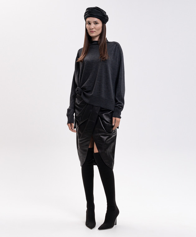 Magda Butrym Сірий джемпер з вовни KNITWEAR37LONGSL301926 зображення 2