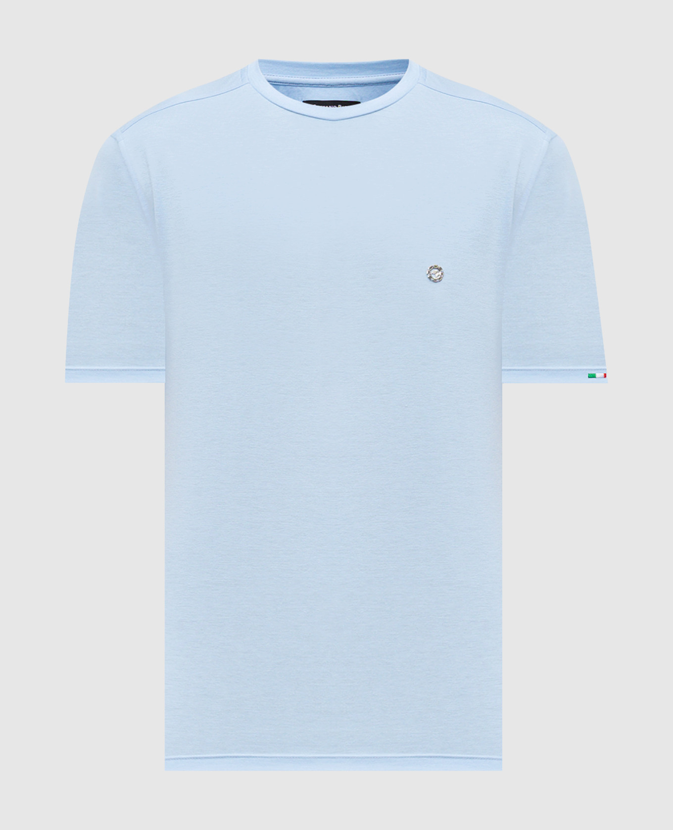 

Голубая футболка с эмблемой, Голубой, Футболки