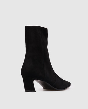 Stuart Weitzman Чорні замшеві ботильйони Stassi SM498