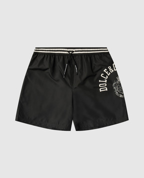 Dolce&Gabbana Детские черные шорты для плавания L4J850ON0CT812+