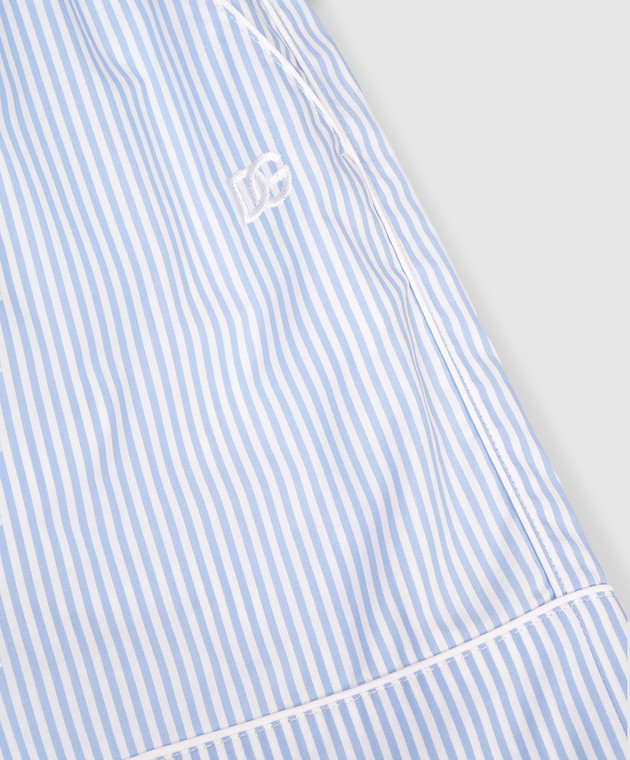 Dolce&Gabbana Дитячі блакитні шорти в смужку L52Q33FR50S812+ зображення 3