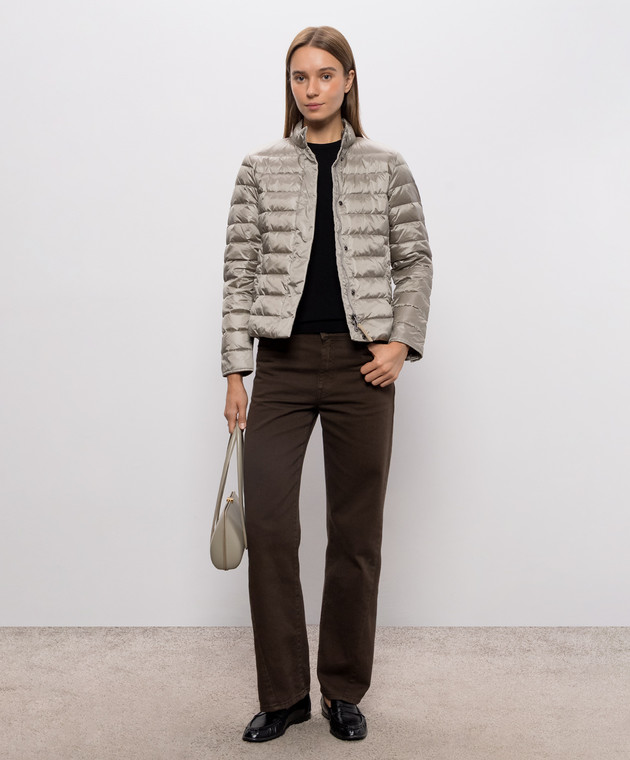 Woolrich Сіра пухова куртка CFWWOU2195FRUT5453 зображення 2