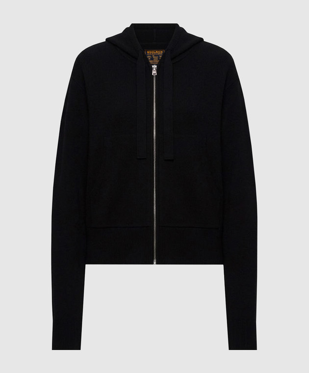 Woolrich Чорна спортивна куртка з вовною CFWWKN2043FRUF0574