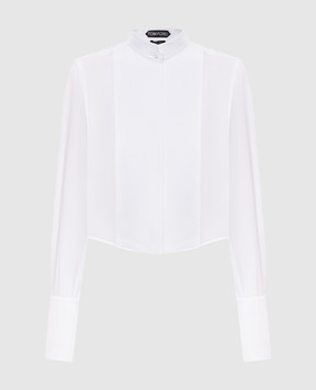 Tom Ford Біла сорочка з розрізом CA3379FAX1835