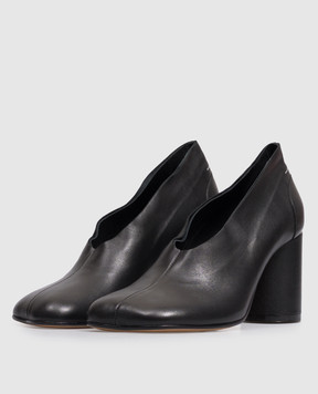 Maison Margiela MM6 Чорні шкіряні туфлі S59WL0107P7557