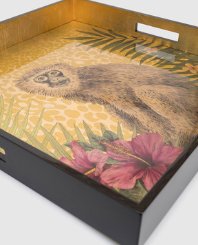 Les Ottomans Декоративний лакований піднос з принтом MWLT03