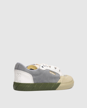 Off-White Серые замшевые кеды Vulc779 OMIA296F25LEA001