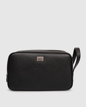 Dolce&Gabbana Черный кожаный несесер Sicily BT3310BG662