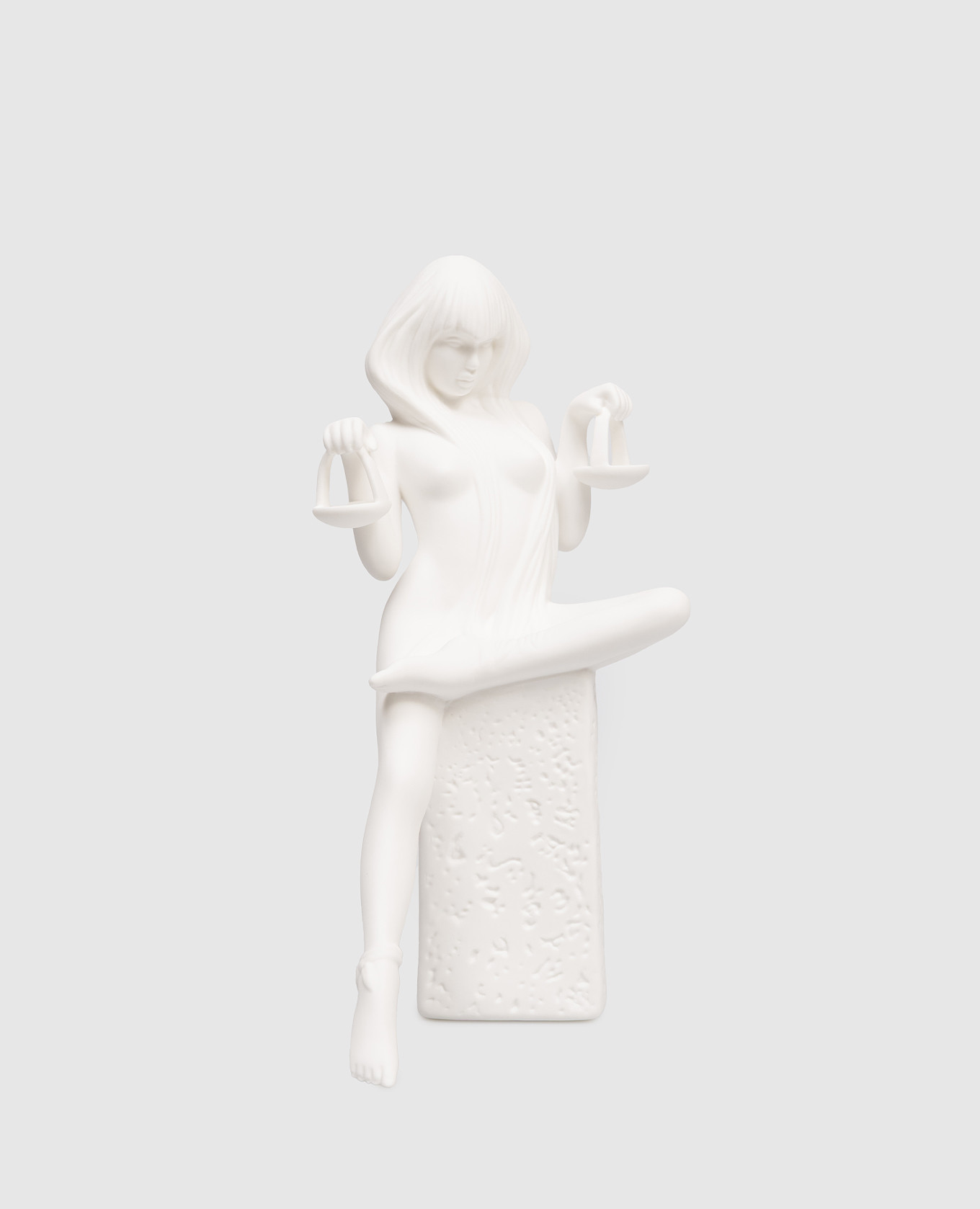 

Декоративная фарфоровая статуэтка Zodiac Libra woman, Белый, Декор