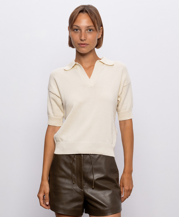 Max Mara Weekend Поло ALBERO кольору айворі WKDALBERO зображення 3