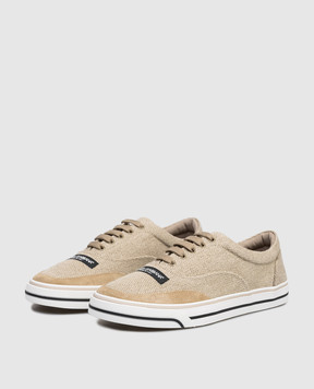 Dolce&Gabbana Коричневые кеды Sailing CS2399A0353