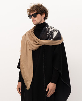 Ann Demeulemeester Коричневий шарф Vesta B0014351FA593