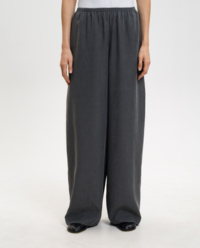 Alexander Wang Сірі спортивні штани із шовку 1WC1264966