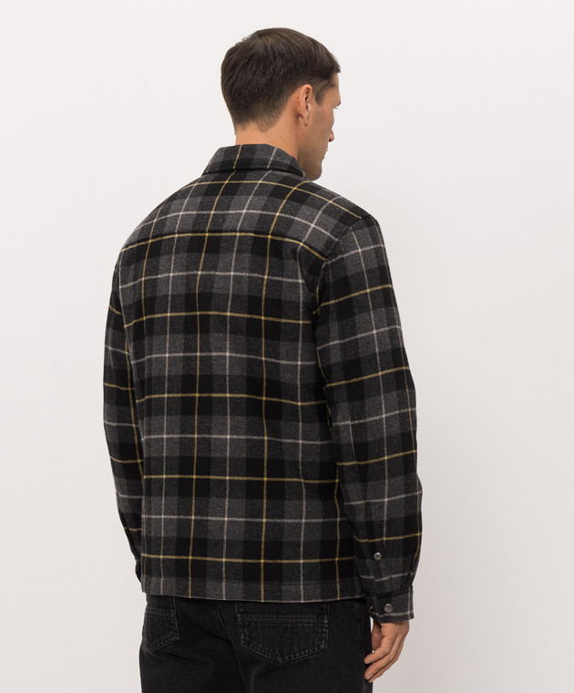 Woolrich Куртка в стилі сорочки з вовною в клітинку CFWOOS2018MBUT3046 зображення 4
