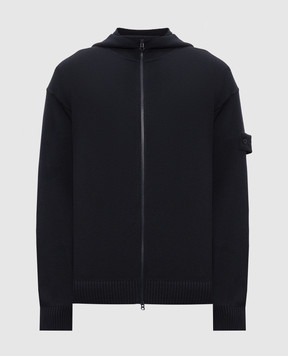 Stone Island Синя спортивна куртка з кашеміром L2S155100064S00FA
