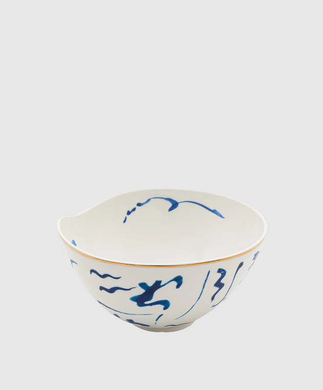 SELETTI Білий порцеляновий салатник Classics on Acid Koi 11282 зображення 2