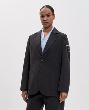 Maison Margiela MM6 Черный жакет с шерстью S52BN0159M36006