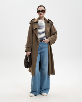 Max Mara Weekend Синие джинсы LATINO со льном WKDLATINO