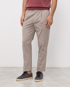 Brunello Cucinelli Сірі штани M289LE1450