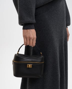 Balenciaga Чорна шкіряна сумка Rodeo Vanity 8455942AA4V