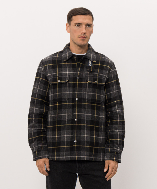 Woolrich Куртка в стилі сорочки з вовною в клітинку CFWOOS2018MBUT3046 зображення 3