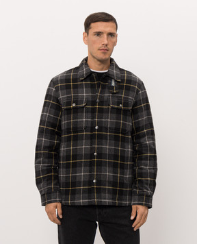 Woolrich Куртка в стилі сорочки з вовною в клітинку CFWOOS2018MBUT3046
