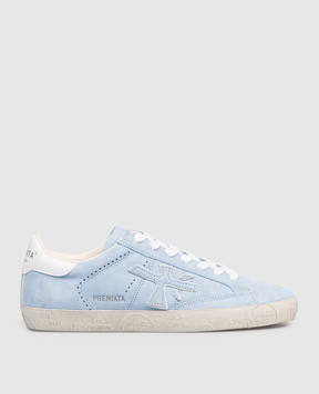 Premiata Голубые замшевые кроссовки Stevend STEVEND7532