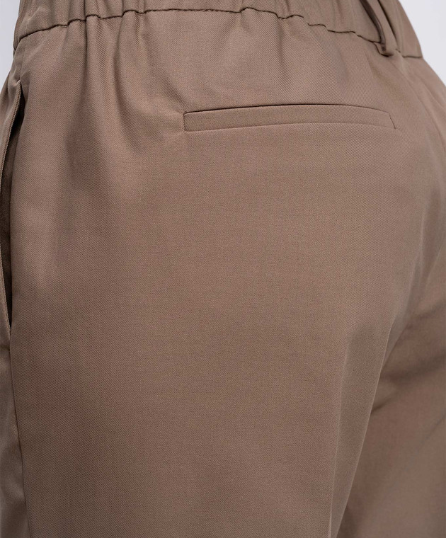 Brunello Cucinelli Коричневі штани M0F70P1673 зображення 5