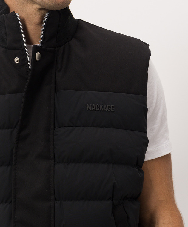 Mackage Черный пуховый жилет BRODY BRODYZ изображение 5