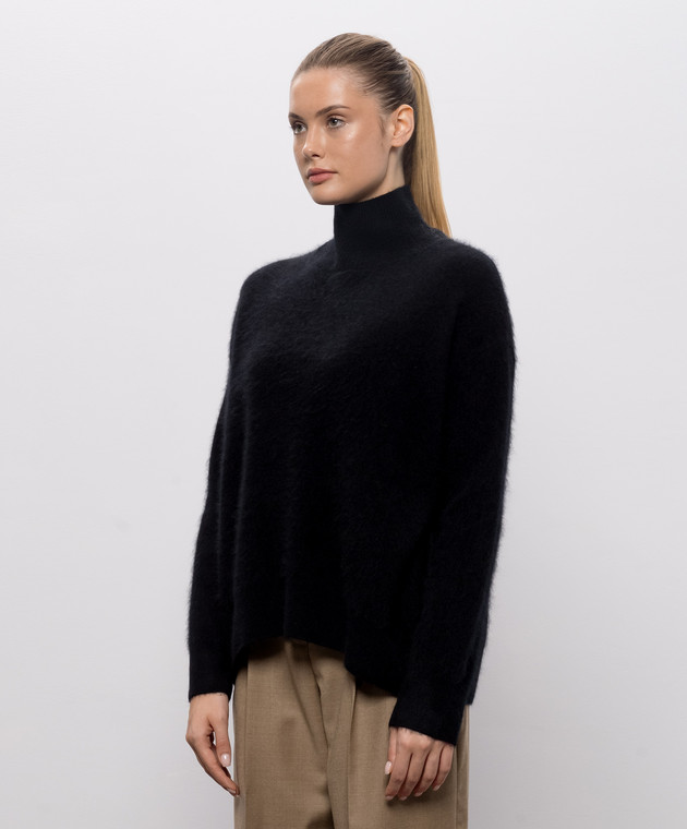 Max Mara Черный свитер DANZA из шерсти SMMDANZA изображение 3
