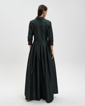 Simkhai Зеленое платье-рубашка макси 5251034B