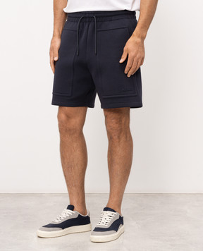 Mackage Сині шорти Elwood з фактурним логотипом ELWOODR