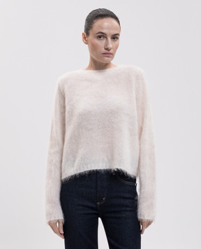 Max Mara Светр CAMPALE кольору айворі з вовною MSTCAMPALE