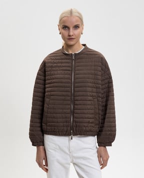 MooRER Коричнева пухова куртка ELVIRA ELVIRAS3