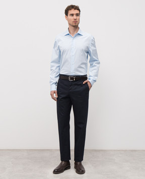 ISAIA Голубая рубашка IM10TCKM002