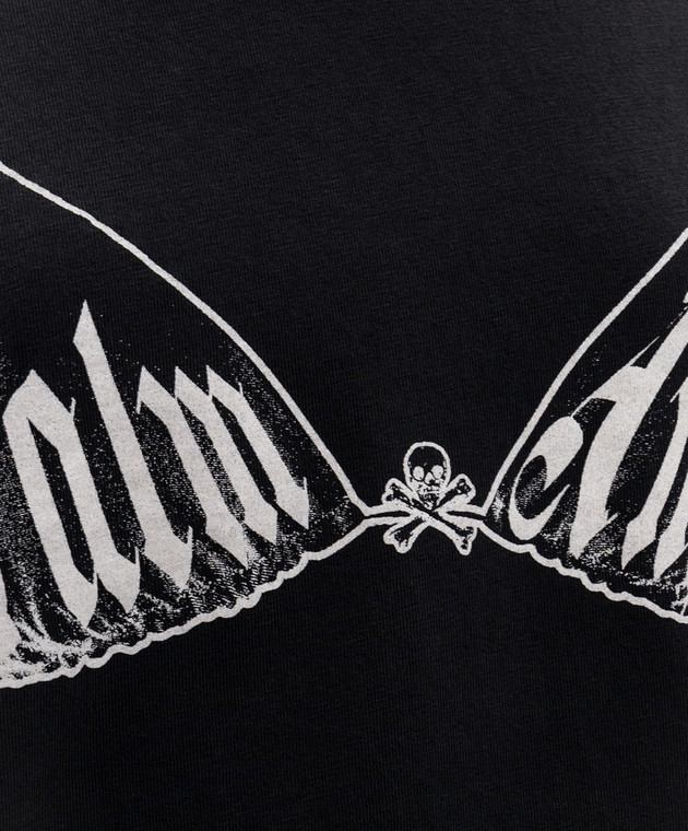 Palm Angels Черная футболка Bra PWAA07BS26JER003 изображение 5