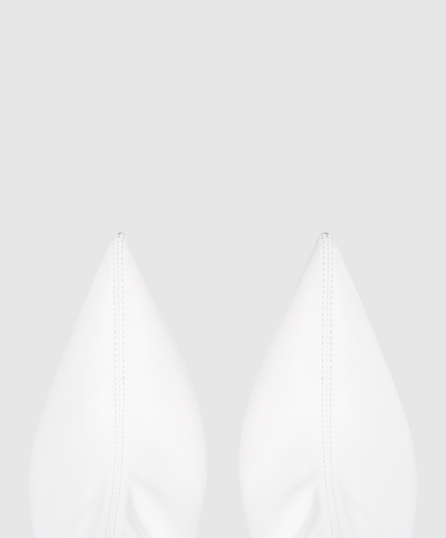 Le Silla Белые ботильоны Bella 4240C080BMPPFAK изображение 4