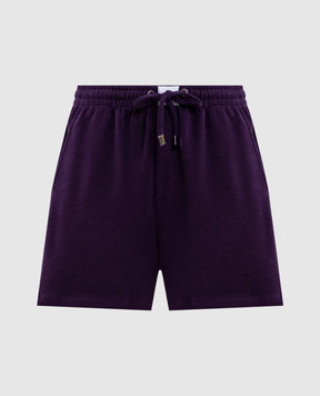 The Attico Фиолетовые шорты с логотипом 260WCQ00013JJF007AA