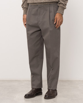 Brunello Cucinelli Сірі штани M252DS2440