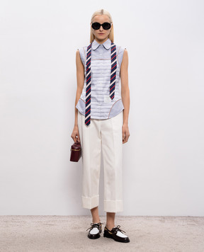 Thom Browne Серая рубашка без рукавов FLL217CF0313