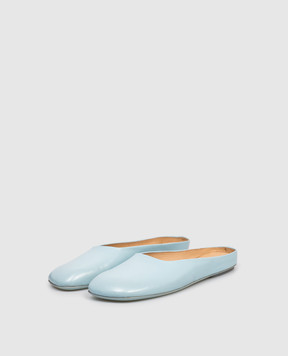 Marsell Голубые кожаные мюли Bama MW8431P015