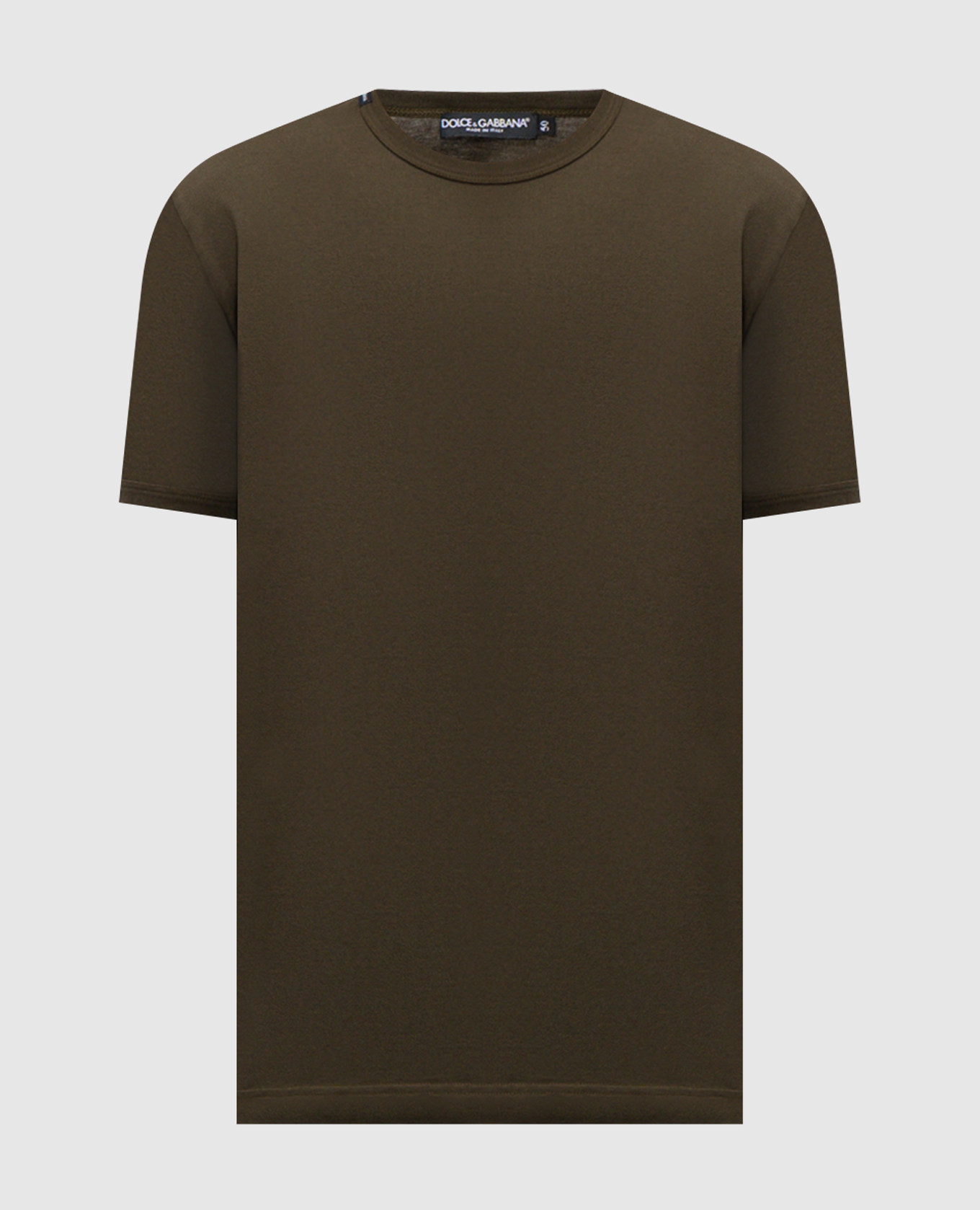 Зеленая футболка с нашивкой логотипа