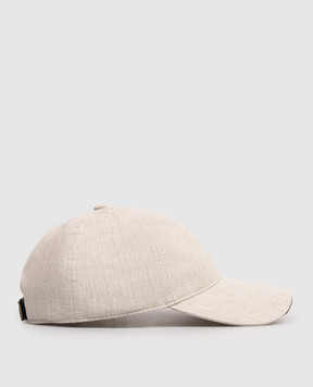Sease Серая кепка из льна AC044TN078