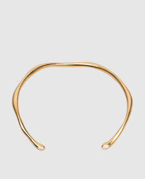 Missoma Золотое колье Molten Snow Torque с позолотой MTGN4CZ